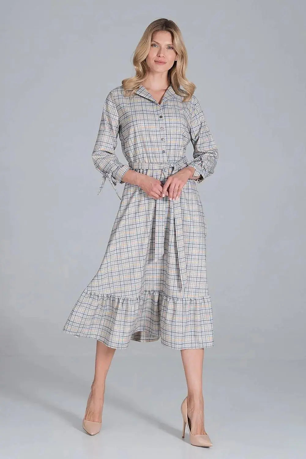 Figl elastic band maxi dress  Adomoo