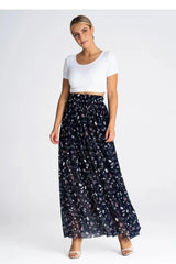 Figl elegant long mesh skirt  Adomoo