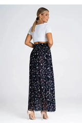 Figl elegant long mesh skirt  Adomoo