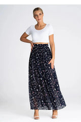Figl elegant long mesh skirt  Adomoo