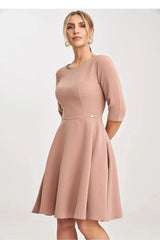 Figl feminine flared daydress  Adomoo