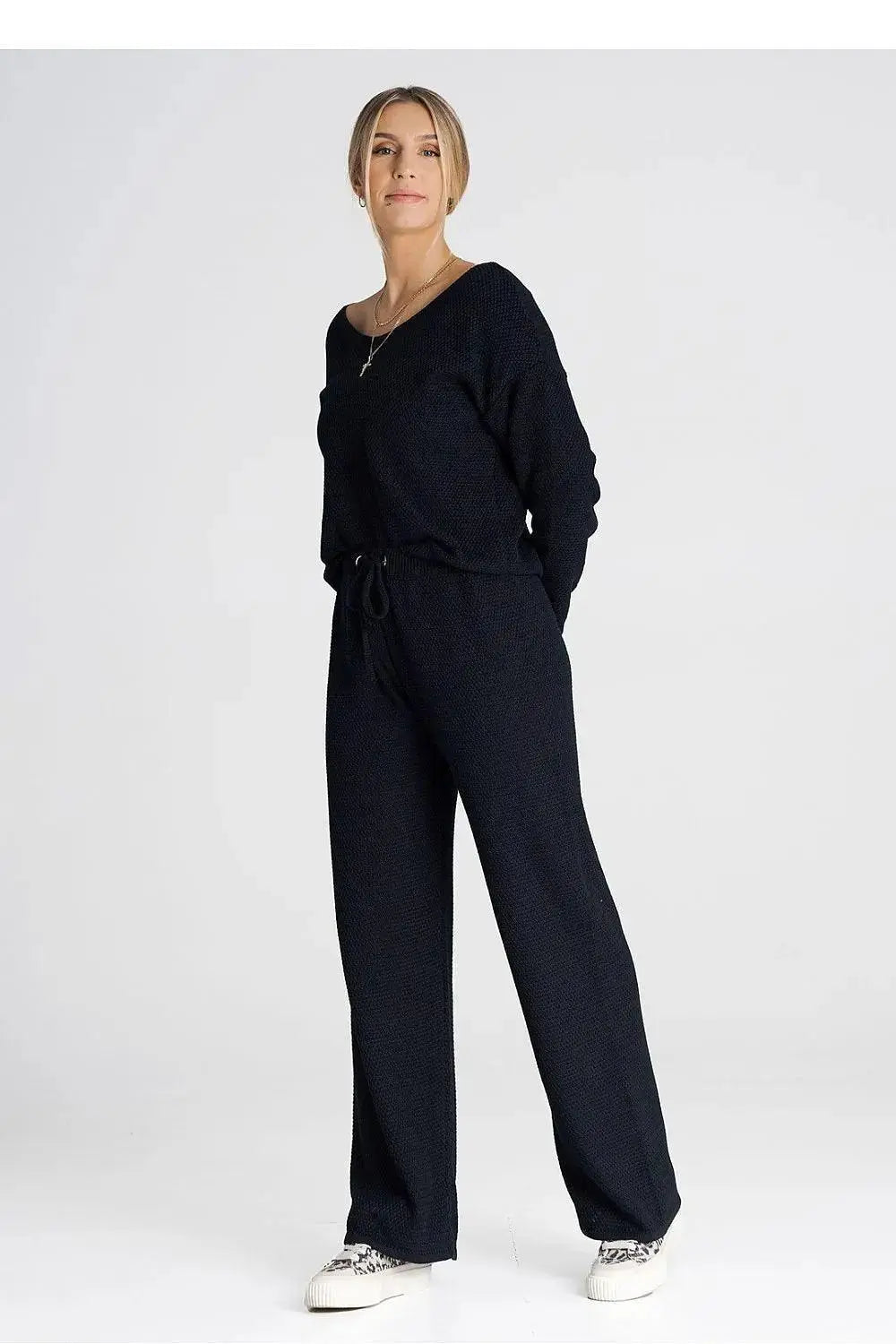 Figl long sleeves blouse and loose pants  Adomoo