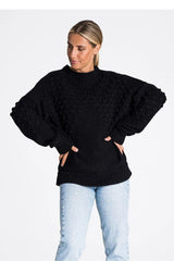 Figl long sleeves decorated sweater  Adomoo