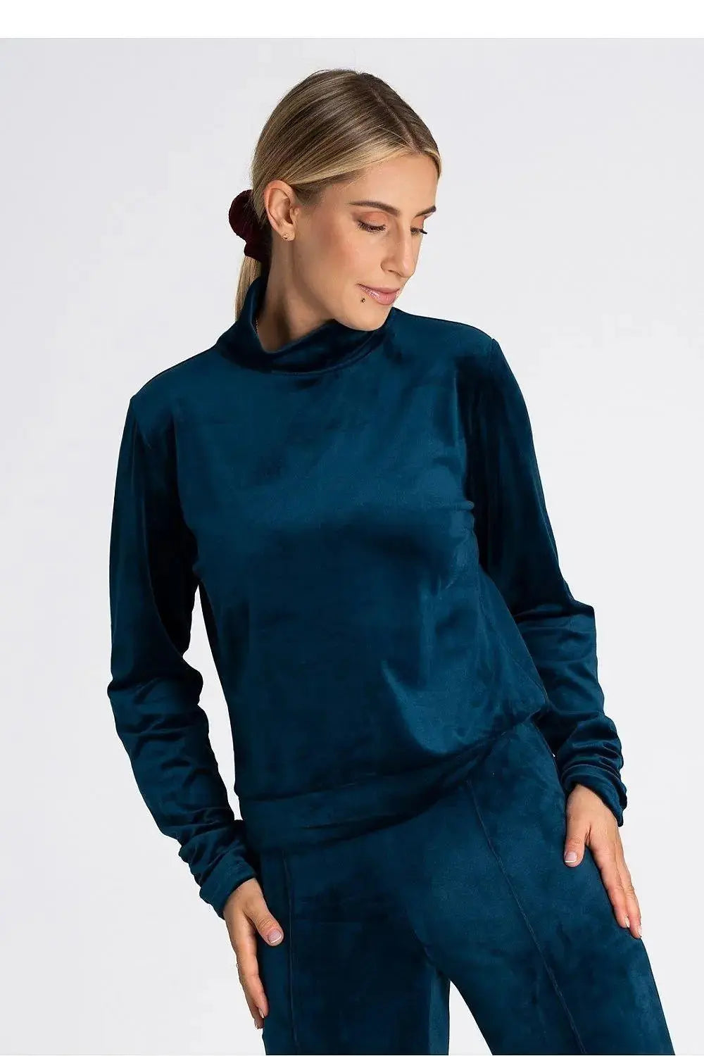 Figl long turtleneck and long sleeves blouse  Adomoo