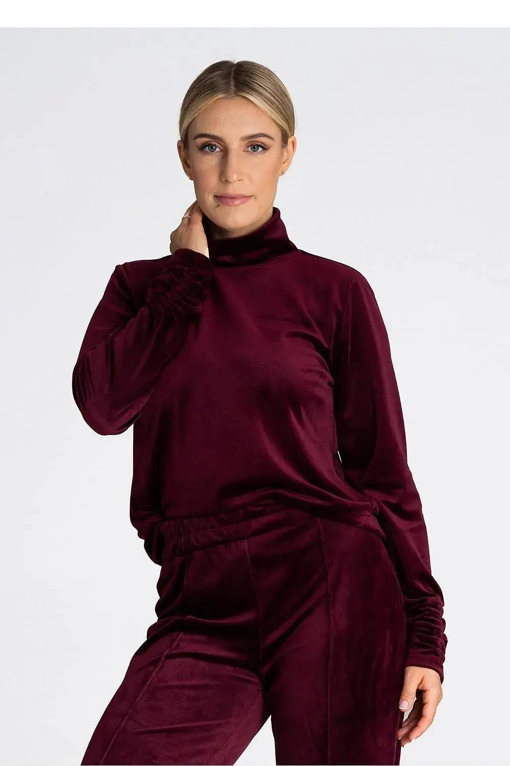Figl long turtleneck and long sleeves blouse  Adomoo