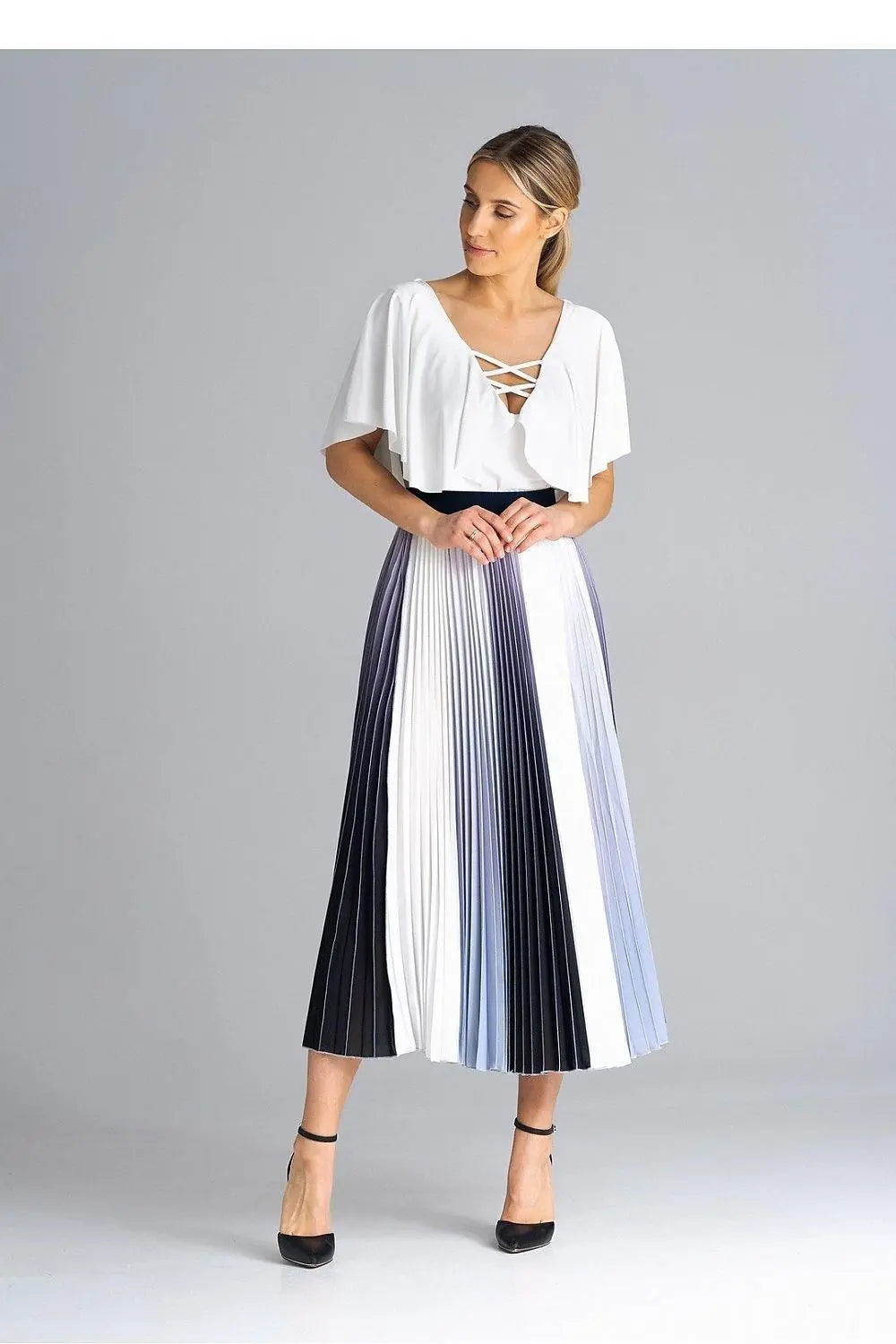 Figl midi pleated skirt  Adomoo