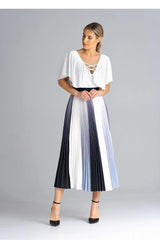Figl midi pleated skirt  Adomoo