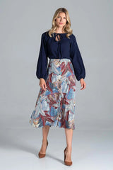 Figl trapeze midi skirt  Adomoo