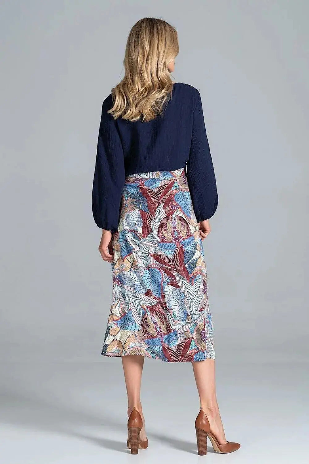 Figl trapeze midi skirt  Adomoo