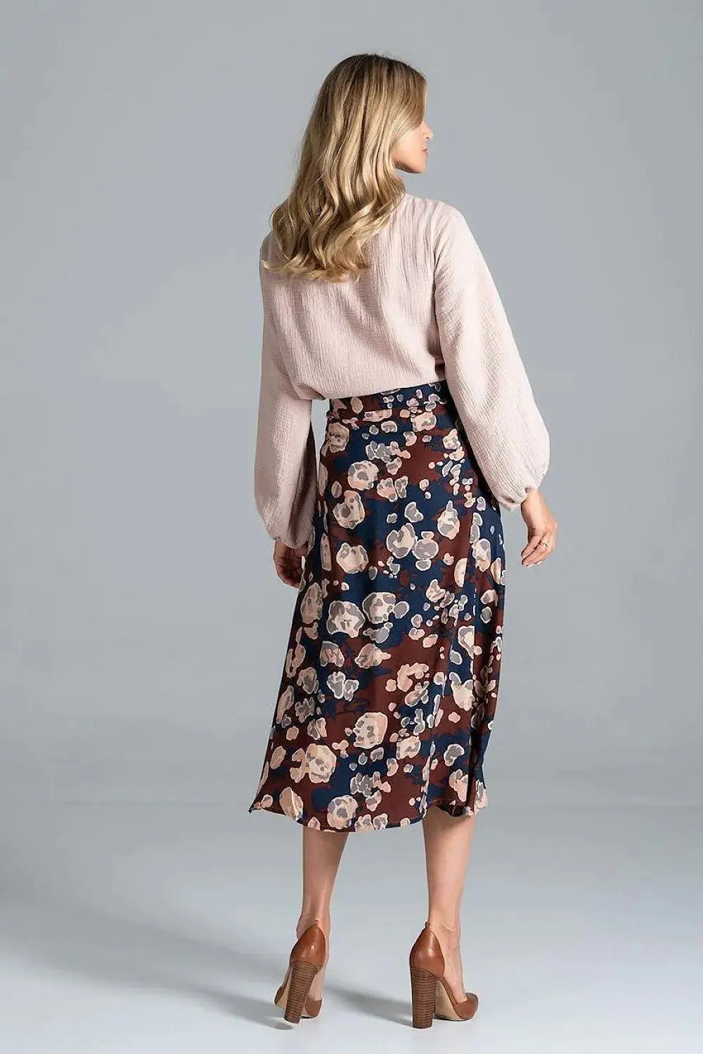 Figl trapeze midi skirt  Adomoo
