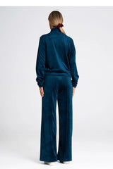 Figl velour high rise womens pants  Adomoo