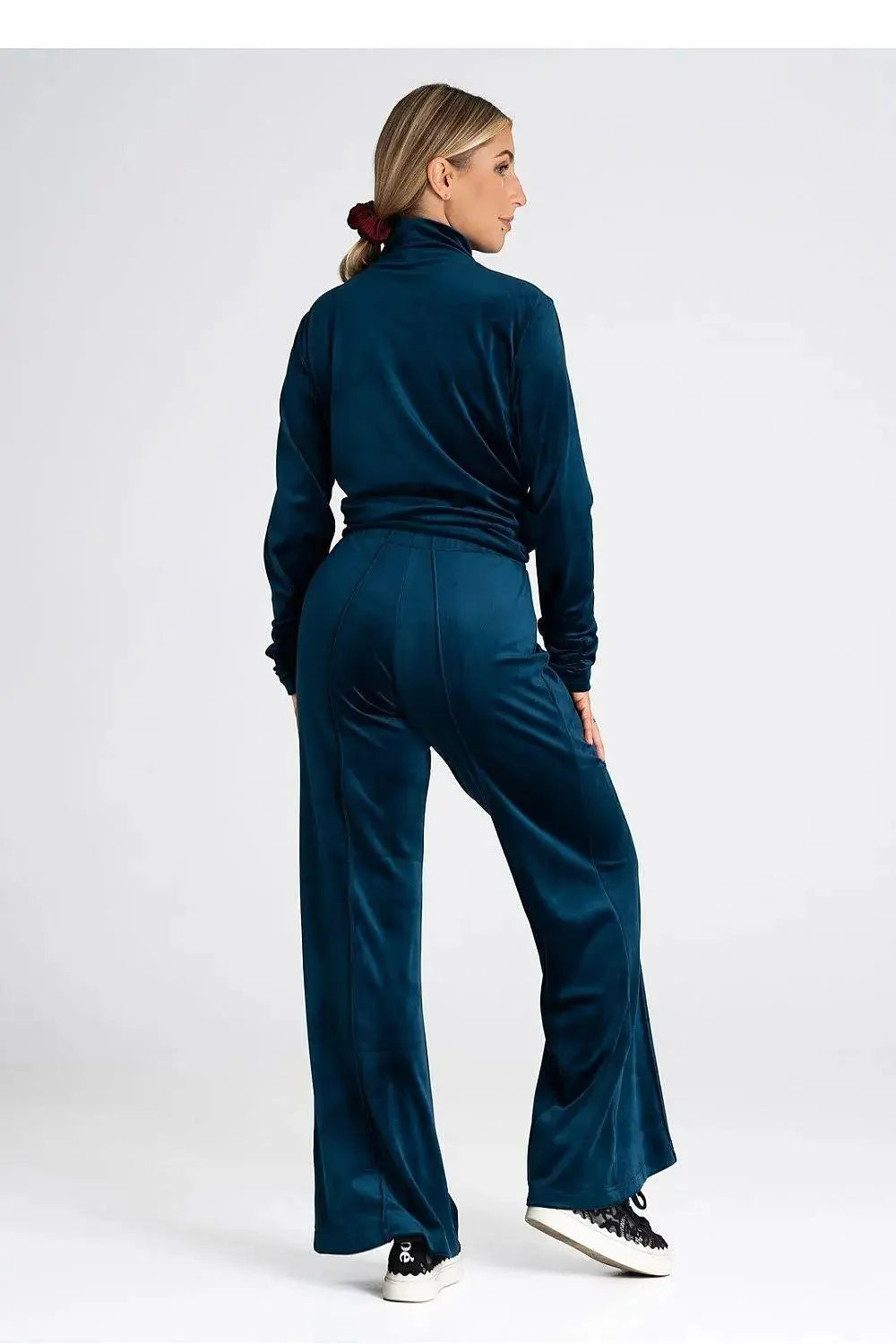 Figl velour high rise womens pants  Adomoo