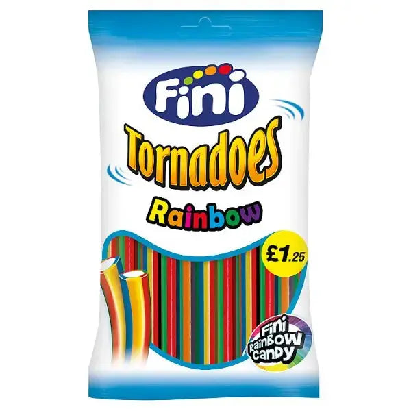 Fini Tornadoes Rainbow Candy (Case of 12)  Adomoo