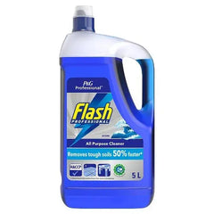 Flash Professional All Purpose Cleaner Ocean 5L, Removes tough soils 50% faster (Case of 2)  Adomoo