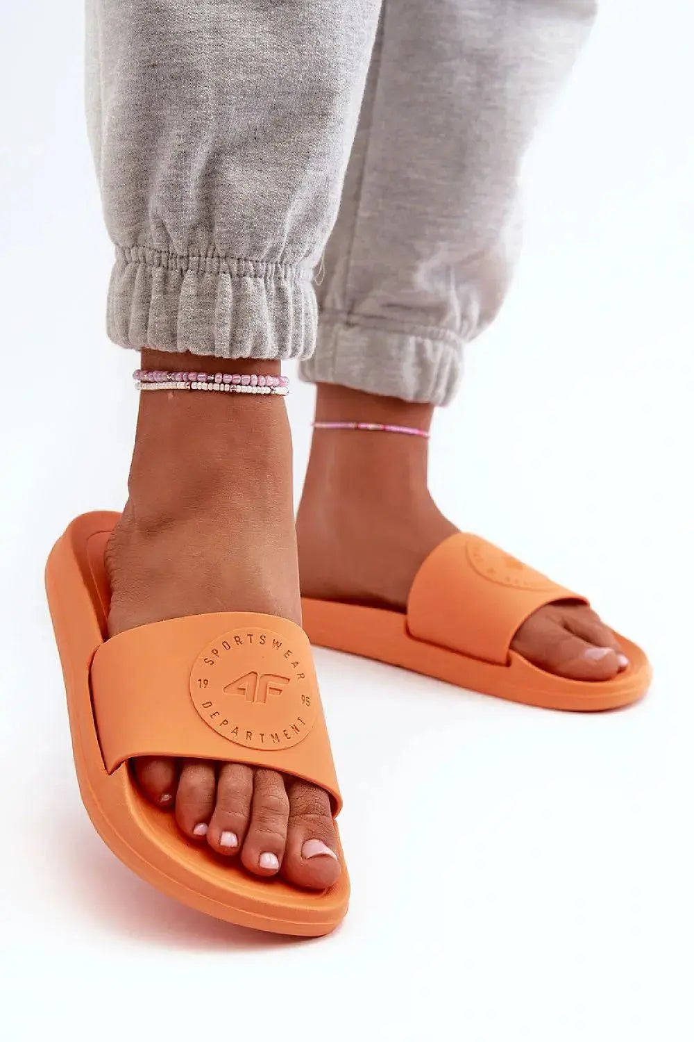 4F Women’s Flip-Flops – Lightweight EVA Sole with Molded Insole  Adomoo