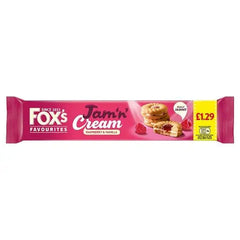 Fox's Favourites Jam 'n' Cream Raspberry & Vanilla 150g (Case of 12)  Adomoo