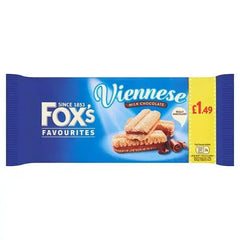 Fox's Favourites Viennese Milk Chocolate 120g (Case of 12)  Adomoo