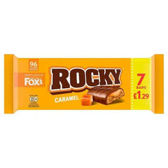 Fox's Rocky Caramel Bars 7 x 19.5g (136.5g) (Case of 12)  Adomoo