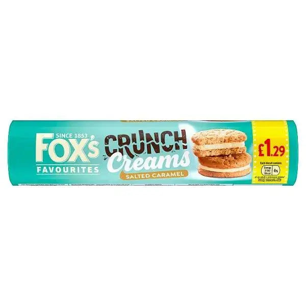 Fox's Salted Caramel Crunch Creams 200g (Case of 12)  Adomoo