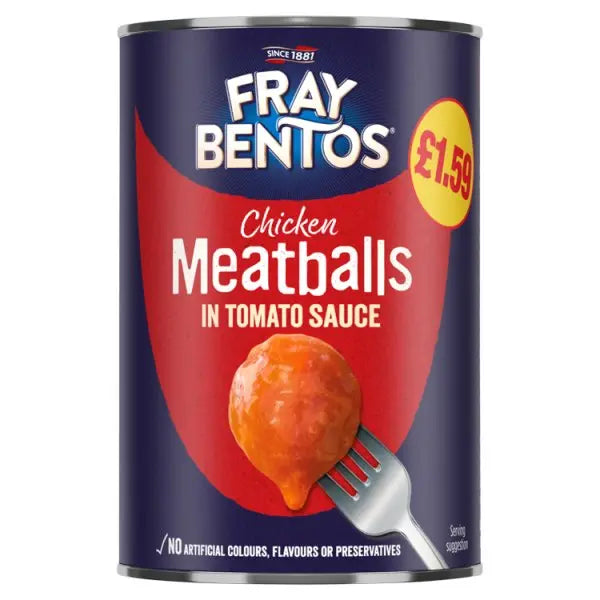 Fray Bentos Chicken Meatballs in Tomato Sauce 380g (Case of 6)  Adomoo