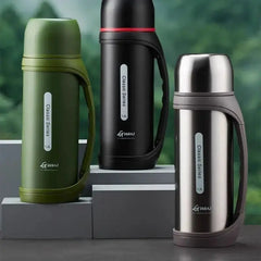 **GIANXI 1.2L Large Capacity Vacuum Thermos – Portable Outdoor Camping & Travel Coffee Kettle**  Adomoo