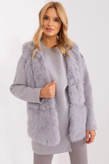 Gilet model AT fur vest  Adomoo