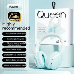 Headband Wireless Bluetooth Noise Canceling Headphones With Headset  Adomoo