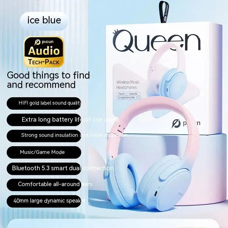 Headband Wireless Bluetooth Noise Canceling Headphones With Headset  Adomoo