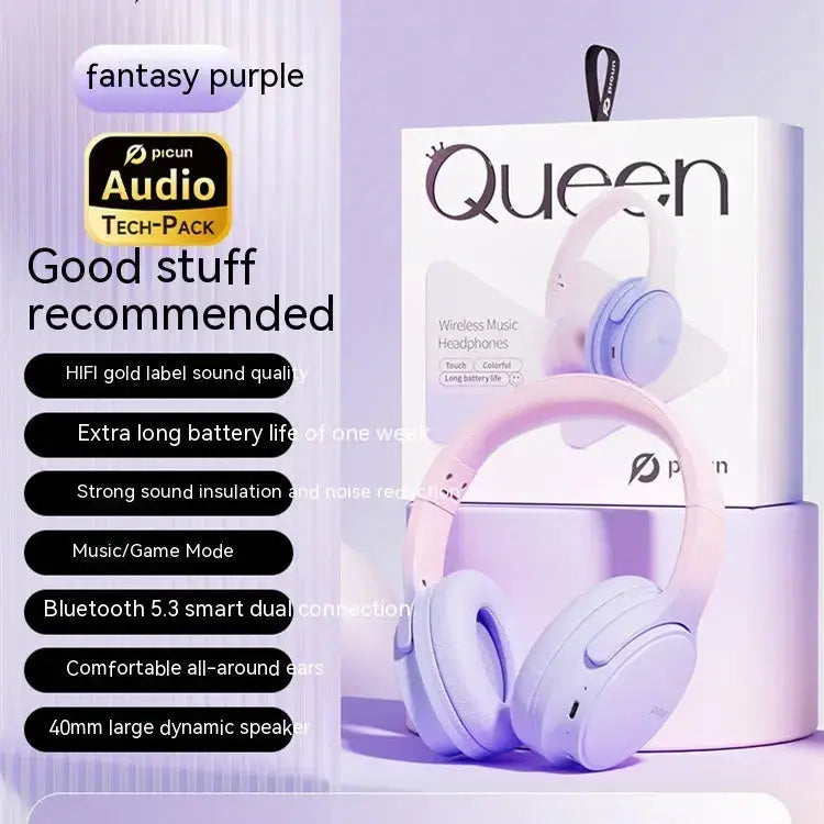 Headband Wireless Bluetooth Noise Canceling Headphones With Headset  Adomoo