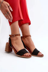 Heel sandals model 197902 Step in style  Adomoo
