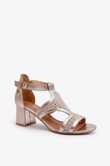Heel sandals model 198129 Step in style  Adomoo