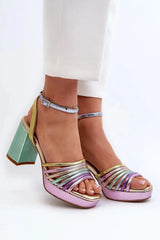 Heel sandals model 198139 Step in style  Adomoo