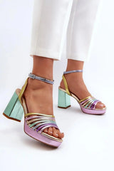 Heel sandals model 198139 Step in style  Adomoo