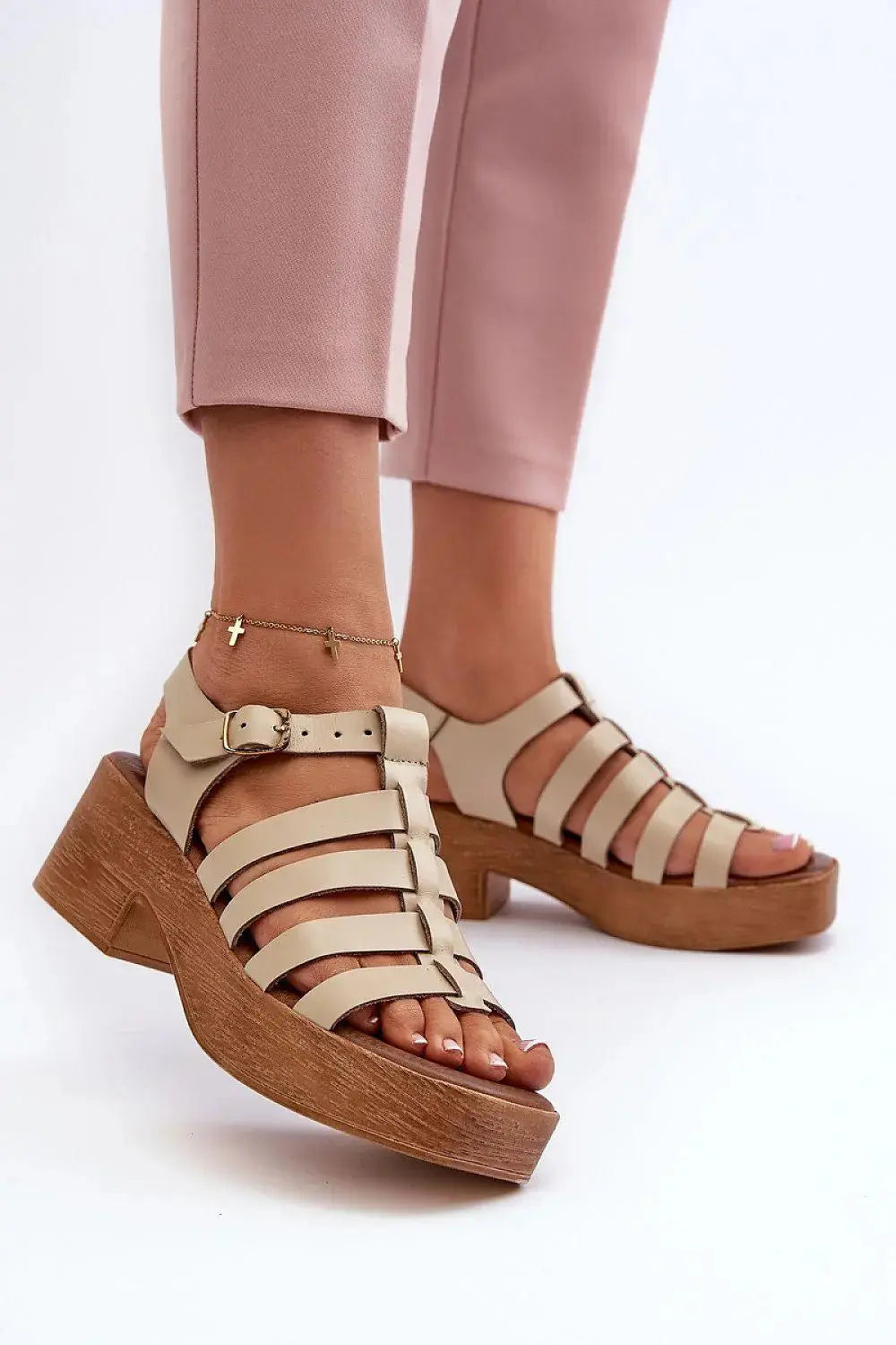 Heel sandals model 198812 Step in style  Adomoo