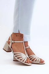 Heel sandals model 198815 Step in style  Adomoo