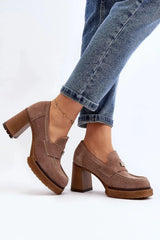 Heeled low shoes model 192295 Step in style  Adomoo