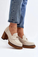 Heeled low shoes model 192295 Step in style  Adomoo