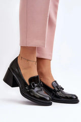Heeled low shoes model 192916 Step in style  Adomoo