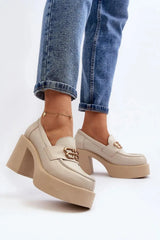 Step in style Women's heeled semi-boots with an upper made of eco-suede  Adomoo