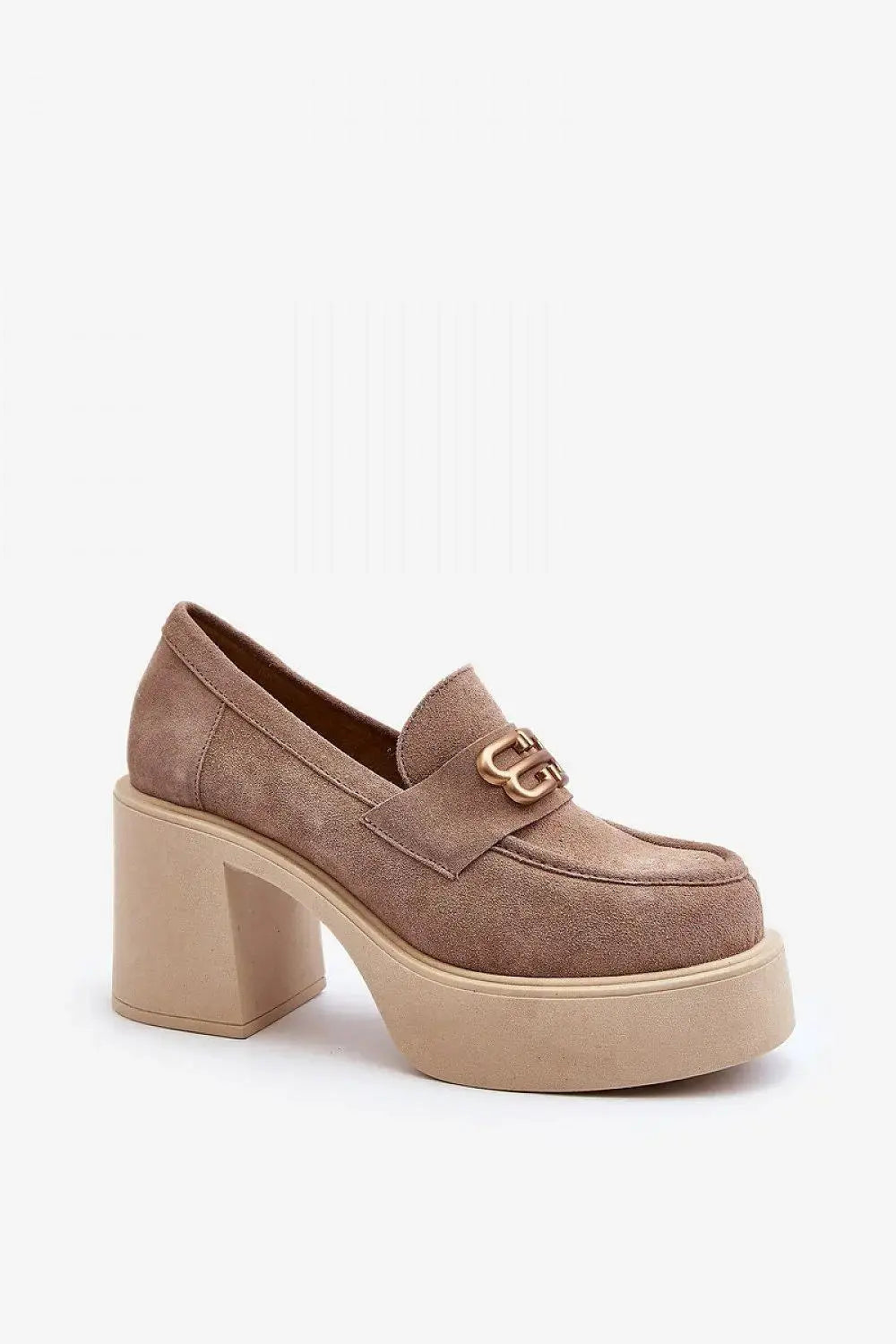 Step in style Women's heeled semi-boots with an upper made of eco-suede  Adomoo