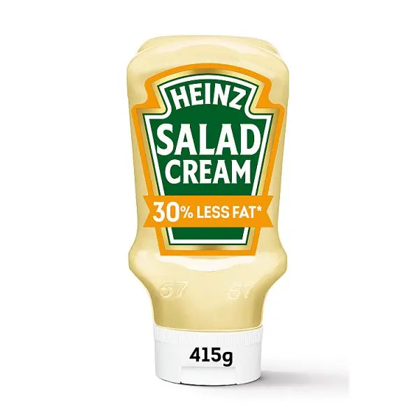 Heinz 30% Less Fat Salad Cream 415g (Case of 10)  Adomoo