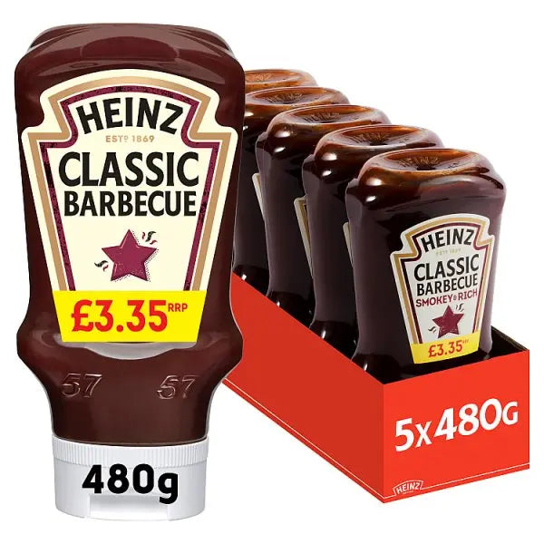 Heinz Classic BBQ Sauce PMP 480g (Case of 10)  Adomoo