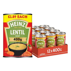 Heinz Lentil Soup PMP 400g (Case of 12)  Adomoo