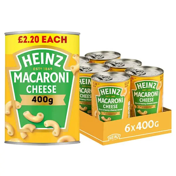 Heinz Macaroni Cheese PMP 400g (Case of 6)  Adomoo