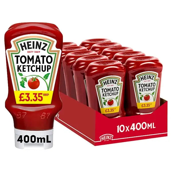 Heinz Tomato Ketchup Sauce PMP 460g (Case of 10)  Adomoo