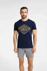 Henderson T-shirt and shorts Men's  pajamas  Adomoo