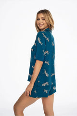 Henderson body-pleasing viscose shorts and shirt womens pajamas  Adomoo