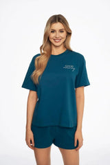 Henderson comfortable and minimalist shorts and shirt womens pajamas  Adomoo