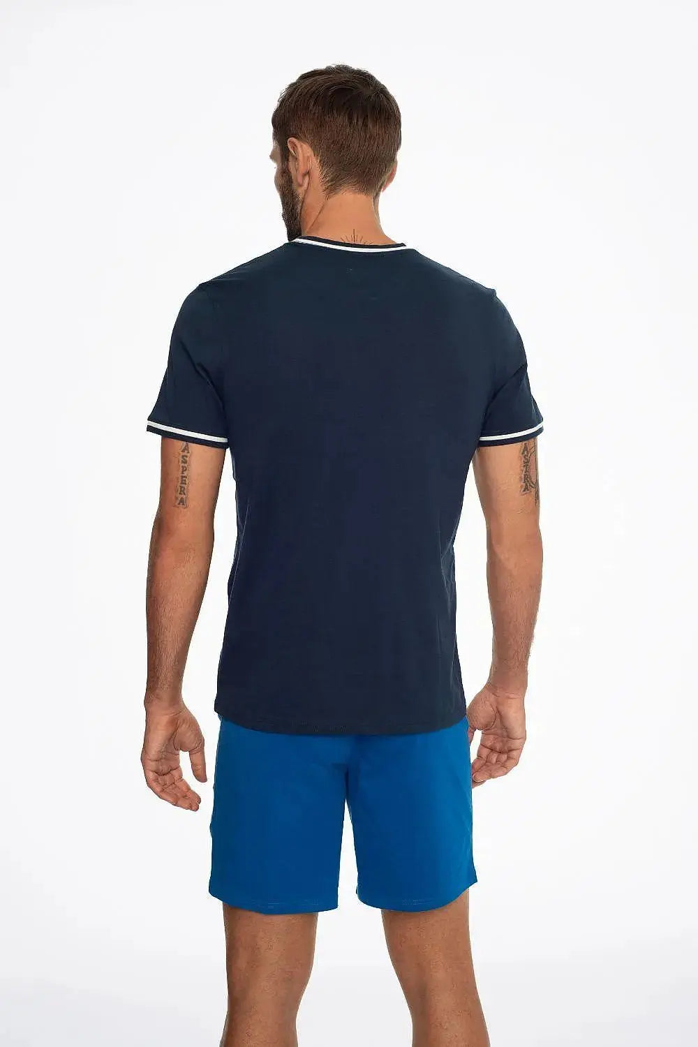 Henderson high quality cotton Short-sleeved shirt Pajamas  Adomoo