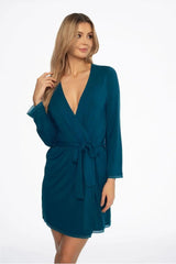 Henderson knitted fabric deep sea shadebathrobe  Adomoo